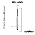 Milling Burs for DGshape Roland, Zirconia DC