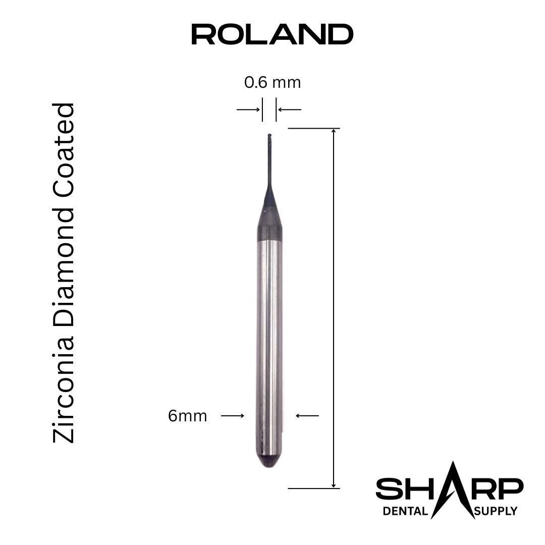 Milling Burs for DGshape Roland, Zirconia DC