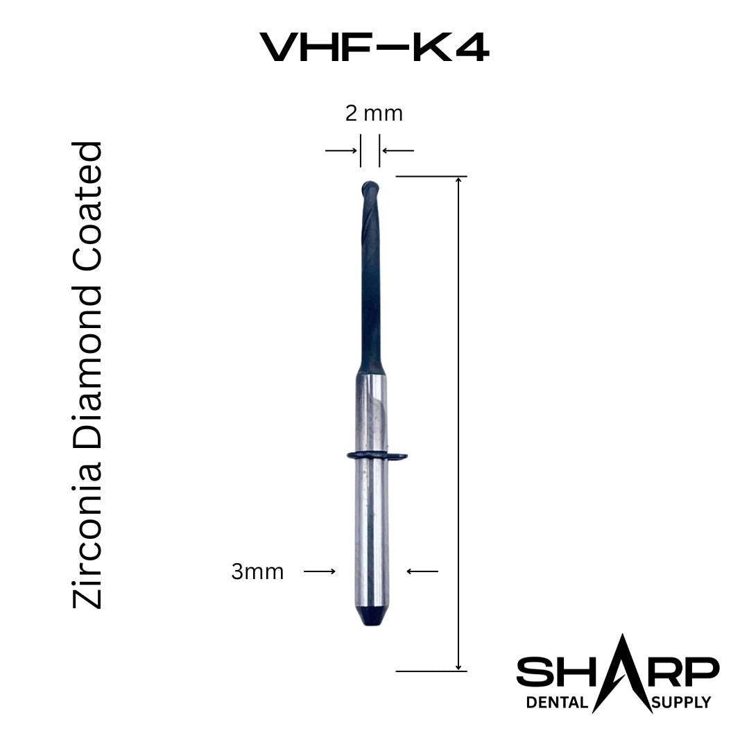 Milling Bur for VHF-K4 mill, Zirconia DC